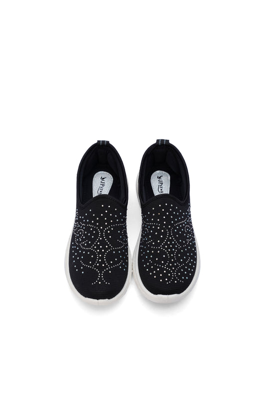 Black Canvas Sneakers for Women