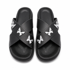 Women’s Cross Strap Quilted Slides – Premium Soft Sole Sandals|Ravi-010