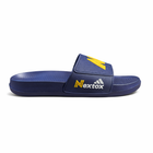 Men’s Comfort Slide Slippers Grey & Blue Slides with Cushioned Footbed |NEXT-R27