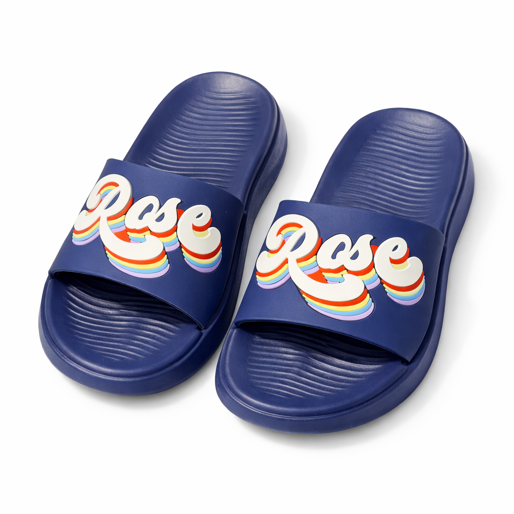 Urban Walk Women Platform Slippers Premium Comfort Slide |WJ-4401 Rose