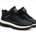 Men’s Black Sporty Sneakers – Lightweight & Comfortable Daily Wear Shoes| E-67