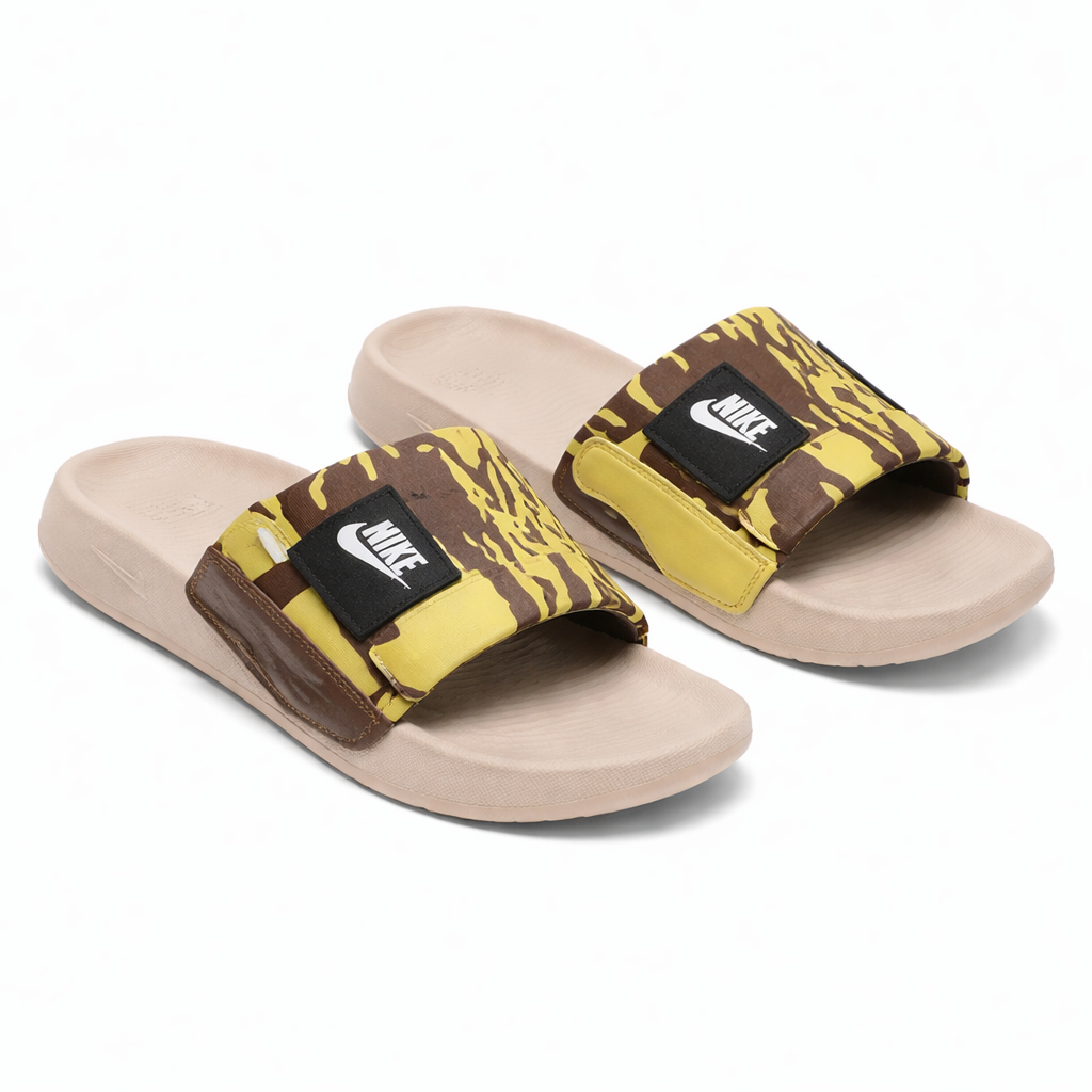 Men’s Adjustable Camouflage Slide Slippers  Lightweight Comfort Slides|ZEE-5077