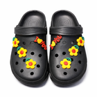 Women’s  EVR Clogs with Flower Charms Lightweight Comfort Slippers|FF-C02