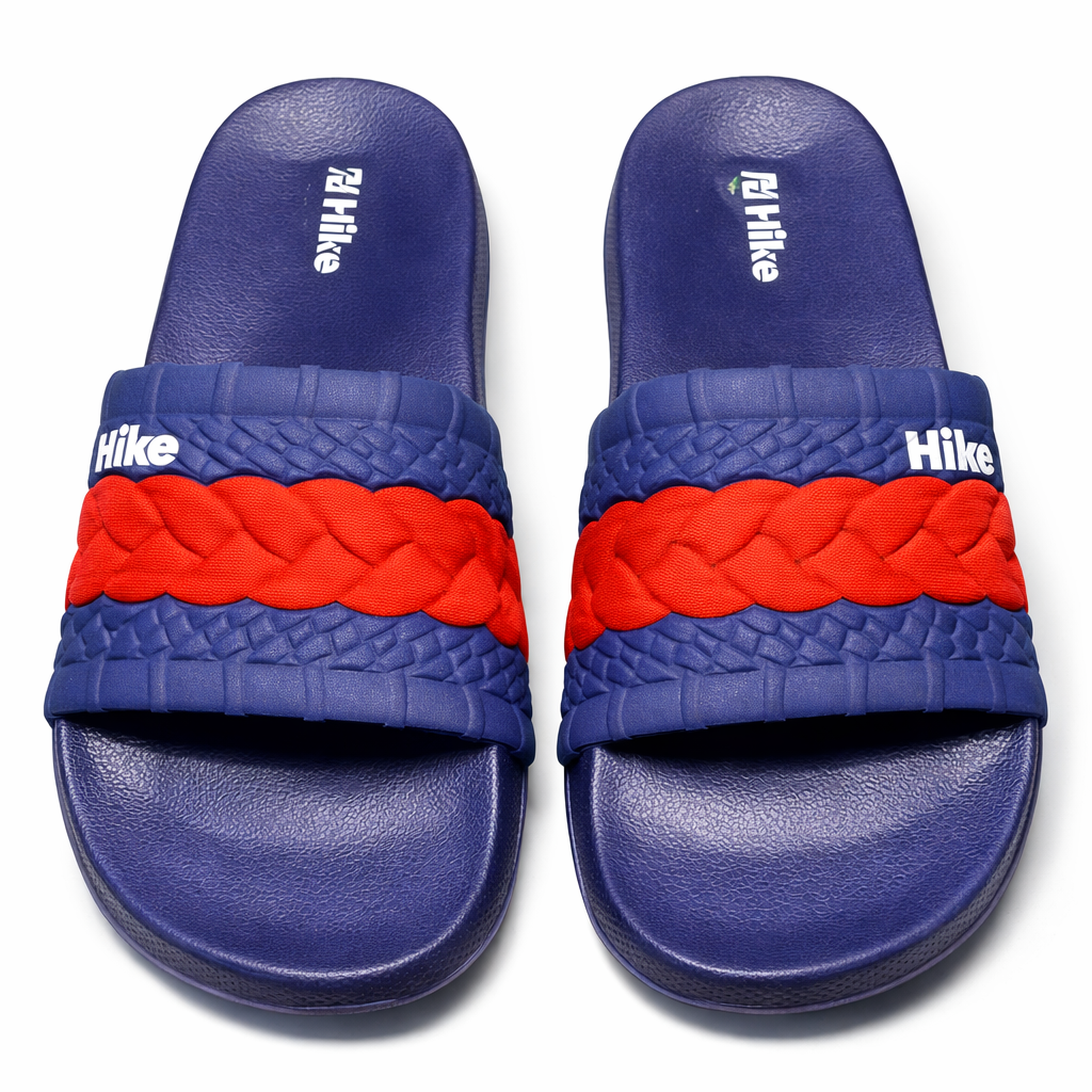 Hiike Comfort Slides – Textured Strap Premium Casual Slippers|Orfit-8116