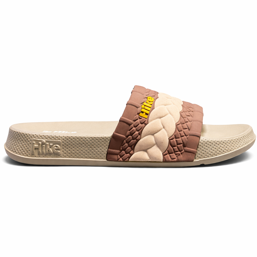 Hiike Comfort Slides – Textured Strap Premium Casual Slippers|Orfit-8116