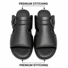 Men’s Premium Leather Sandals Cushioned Comfort & Durable Stitching|L-445