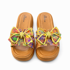 Urban Walk Women EVR Comfort Slippers Floral Bow Style| Zee-258