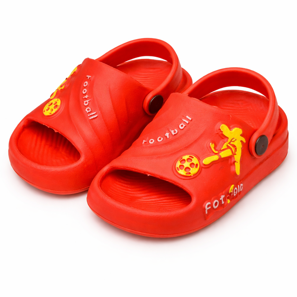 Kids Football EVA Sandals – Lightweight Anti-Slip Soft Slippers for Boys & Girls |ZEE-5061