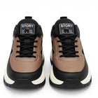 Men’s Black Sporty Sneakers – Lightweight & Comfortable Daily Wear Shoes| E-67