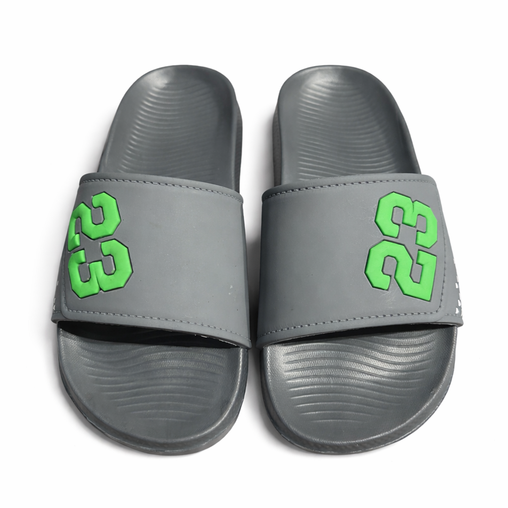 Men’s Black Slide Slipper with Red 23 Logo Comfortable EVR Slippers |Next-R39