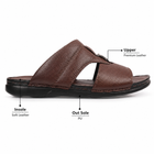 Men’s Premium Leather Sandals Cushioned Comfort & Durable Stitching|L-446