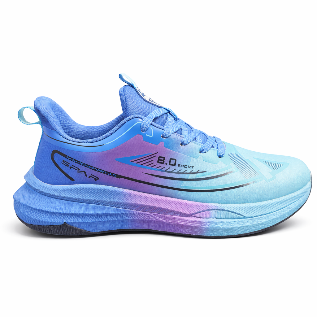 Men’s Lightweight White Sports Sneakers Breathable Lace-Up Comfort Shoes|L-150
