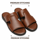 Men’s Premium Leather Sandals Cushioned Comfort & Durable Stitching|L-444