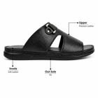 Men’s Premium Leather Sandals Cushioned Comfort & Durable Stitching|L-445