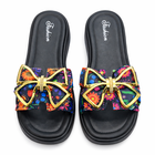Urban Walk Women EVR Comfort Slippers Floral Bow Style| Zee-258