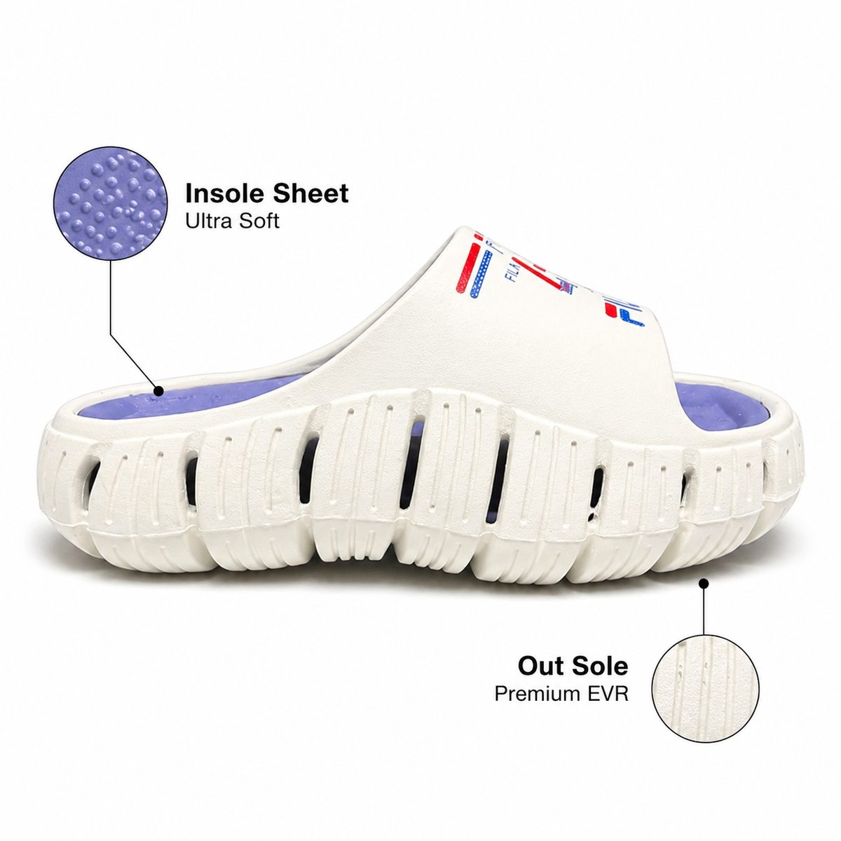 Fine "FILA"Slipper for Men| FL-001