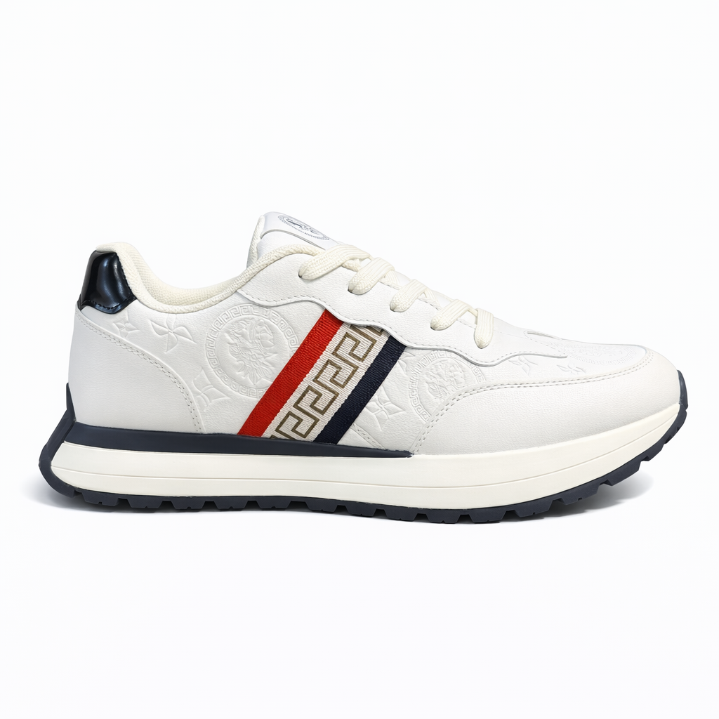 Men’s Premium White Designer Sneakers |H-2670
