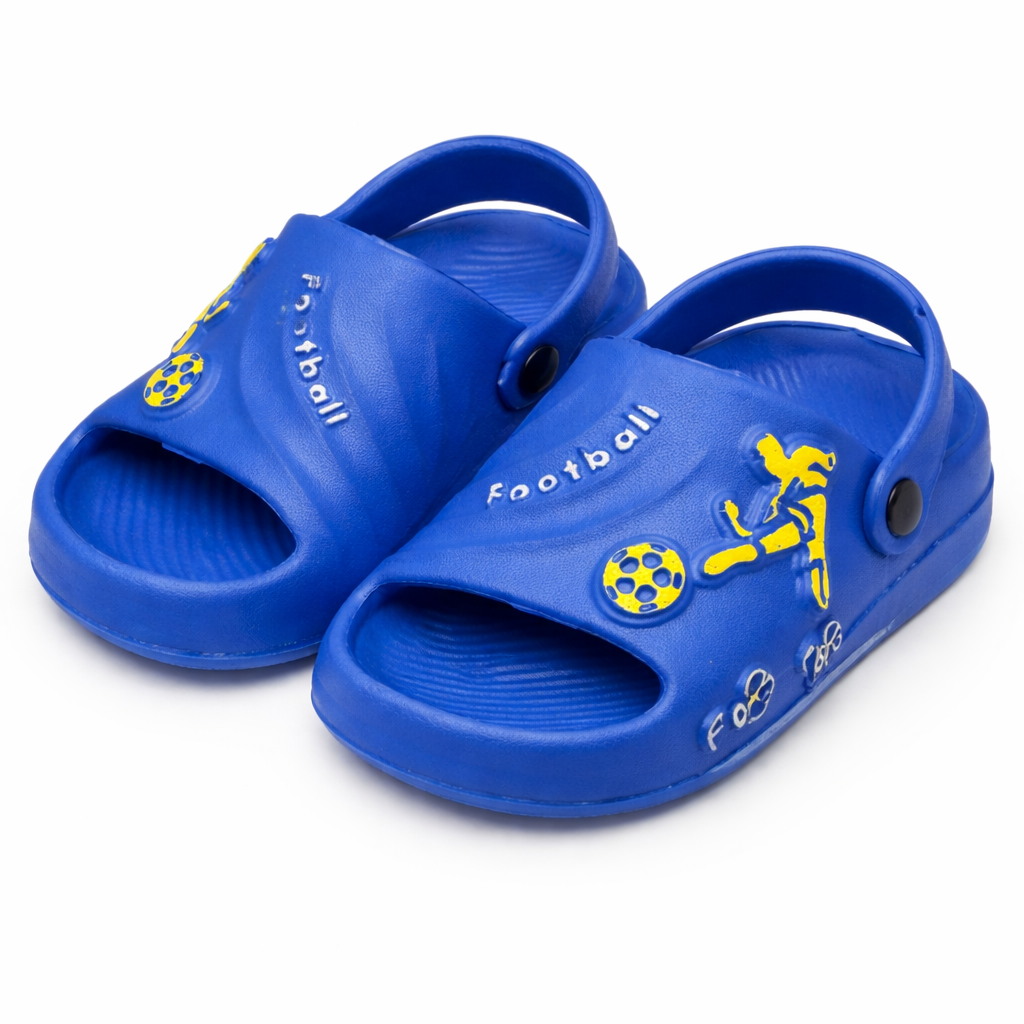 Kids Football EVA Sandals – Lightweight Anti-Slip Soft Slippers for Boys & Girls |ZEE-5061