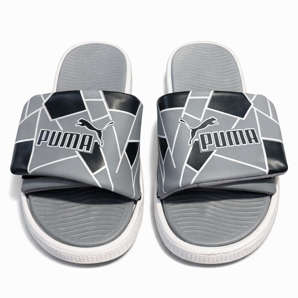 Urban Walk Geo Flex Slides – Cushioned Lightweight Slides|ZEE-5080