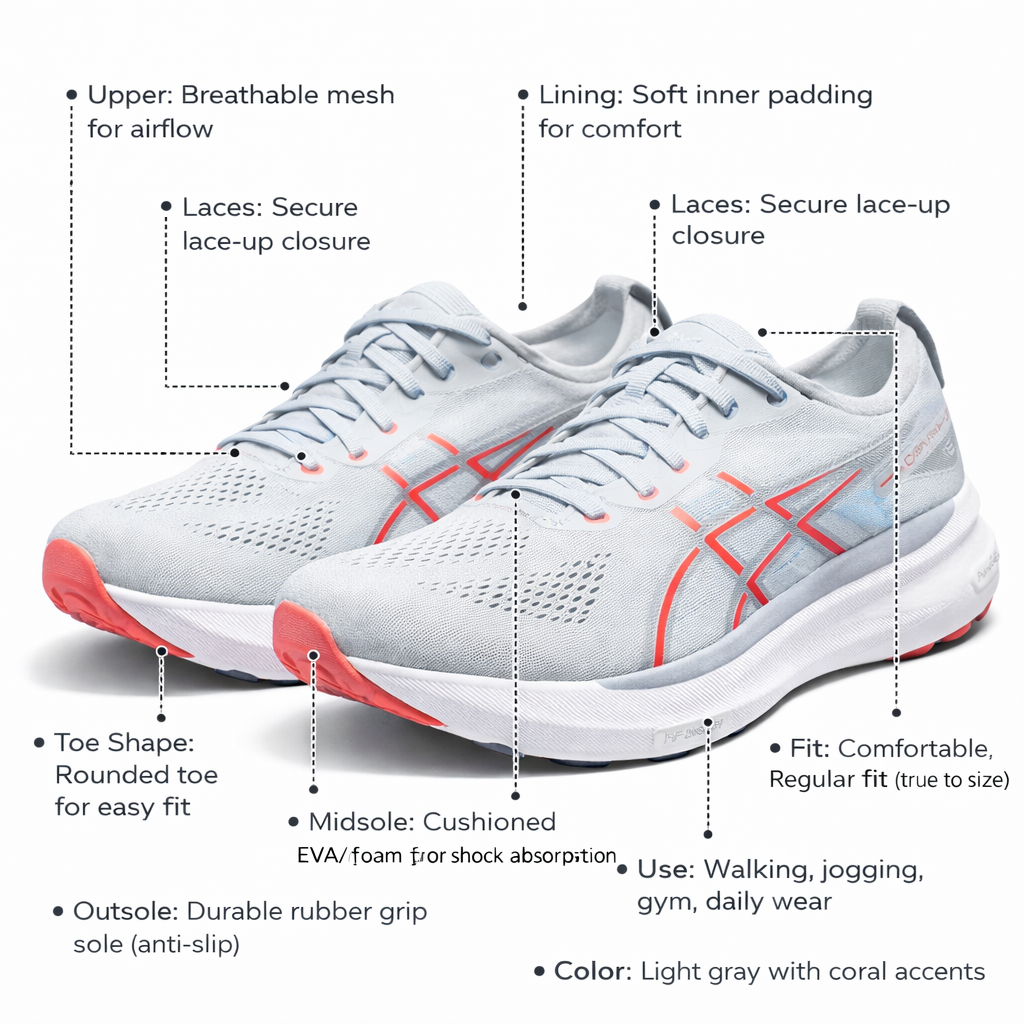 Men’s Lightweight Running Shoes Breathable & Cushioned |GKP-31