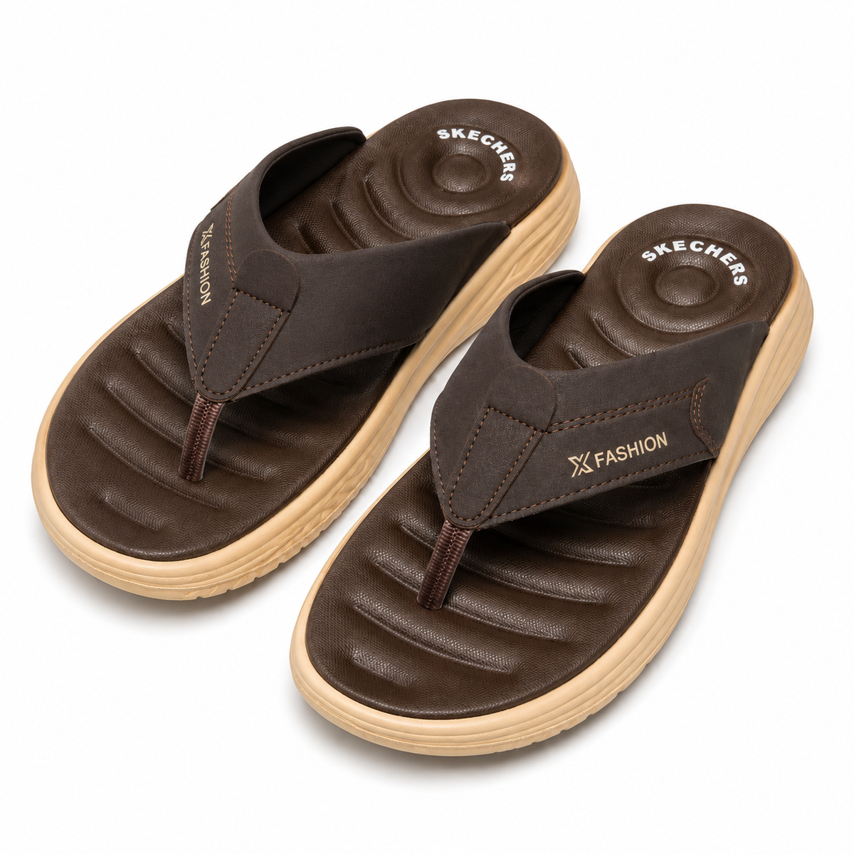 Men’s Comfort Casual Flip Flops  Soft Cushioned Everyday Slippers |WG-48
