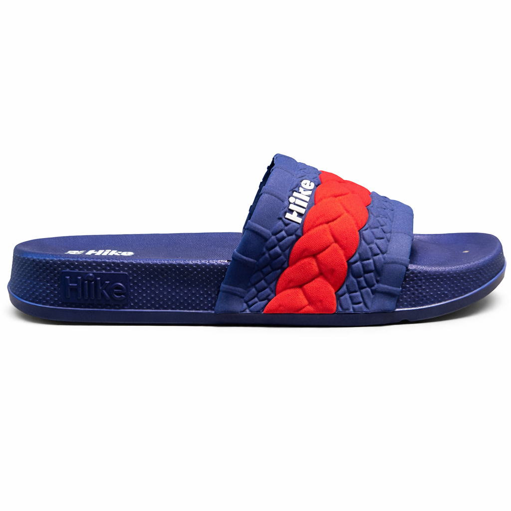Hiike Comfort Slides – Textured Strap Premium Casual Slippers|Orfit-8116