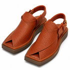 Urban Walk Textured Leather Peshawari Kaptan Chapal’s Premium |KC-57