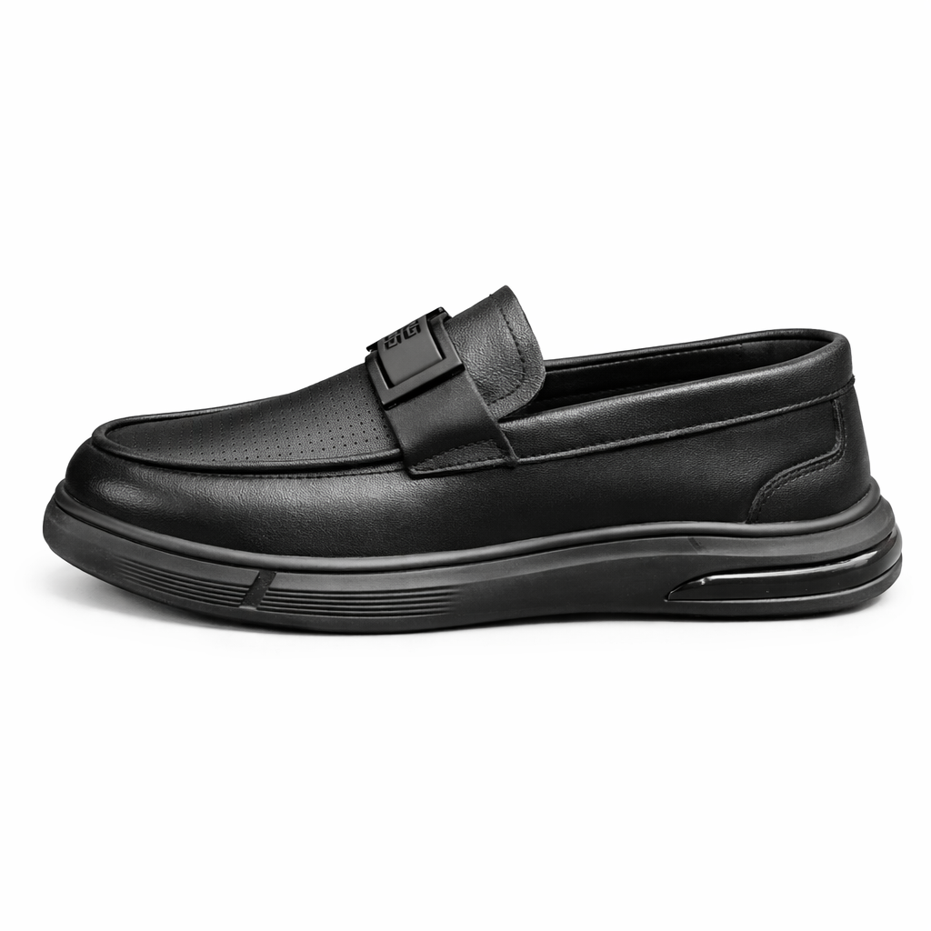 UW Signature Men`s Leather Casual Shoes with Chunky Sole All Day Comfort|5851