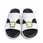 Men Arabic Style Comfort Slippers with Buckle | Soft Cushioned Sole|ZEE-5029