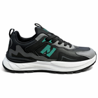 Men’s Lightweight White Sports Sneakers Lace-Up Comfort Shoes-N-8947