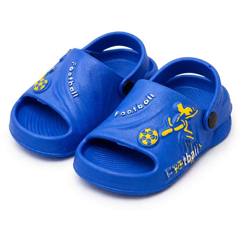 Kids Football EVA Sandals – Lightweight Anti-Slip Soft Slippers for Boys & Girls |ZEE-5061