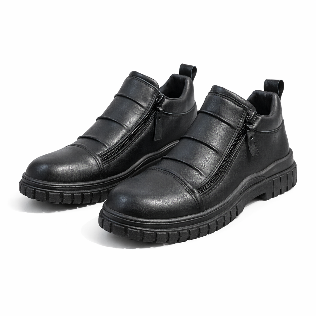 Urban Walk Men’s Zipper Casual Boots|H-6