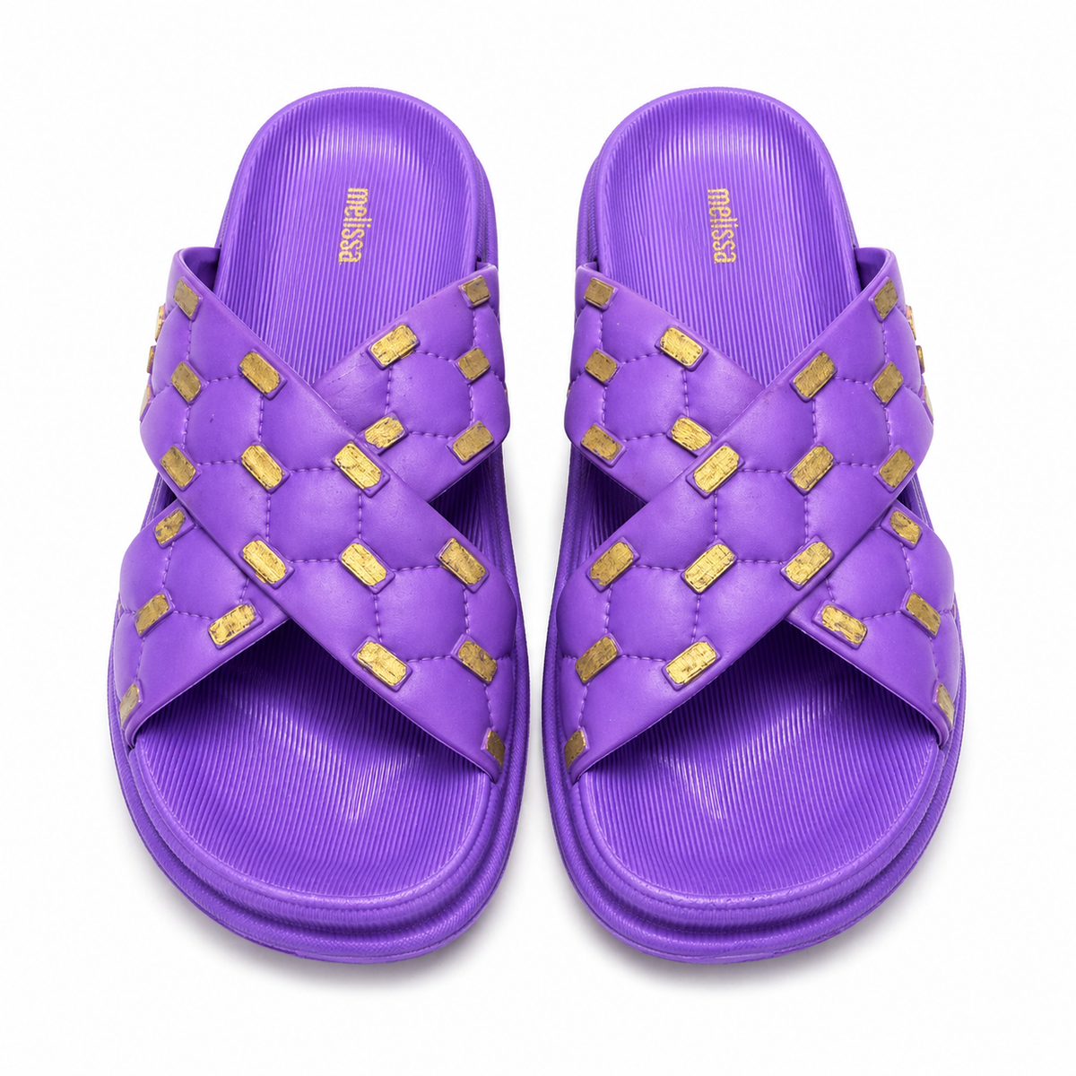 Women’s Cross Strap Quilted Slides – Premium Soft Sole Sandals|Ravi-011