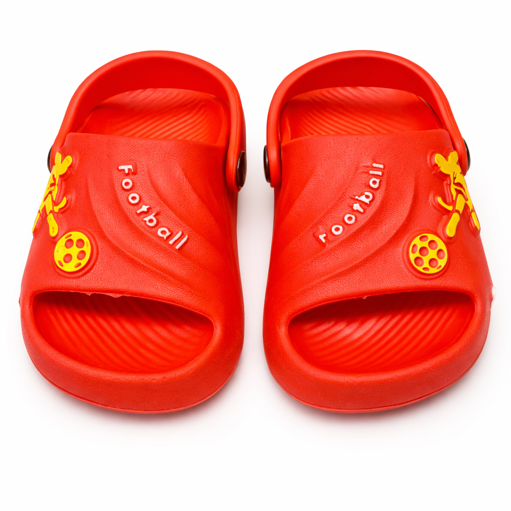 Kids Football EVA Sandals – Lightweight Anti-Slip Soft Slippers for Boys & Girls |ZEE-5061
