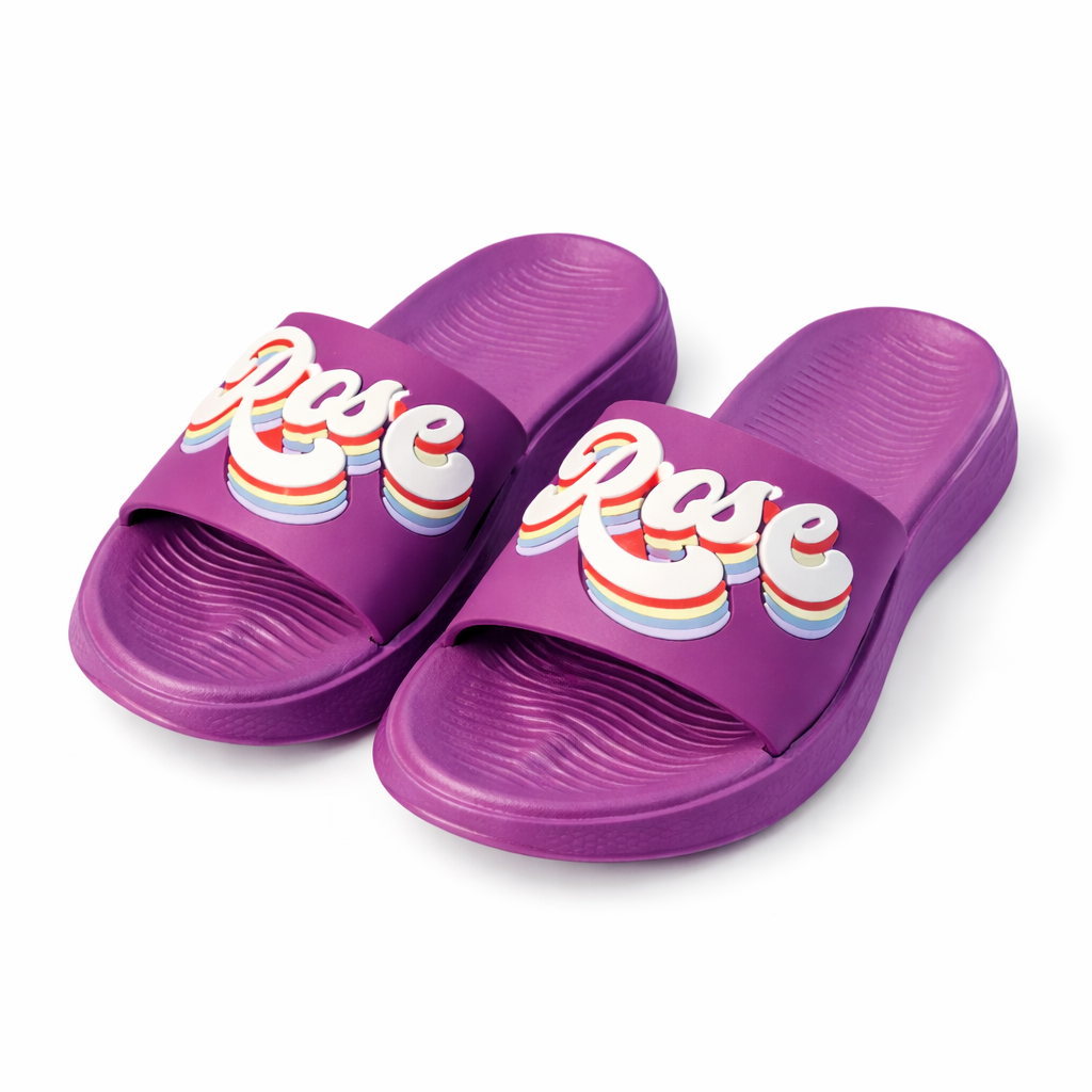 Urban Walk Women Platform Slippers Premium Comfort Slide |WJ-4401 Rose