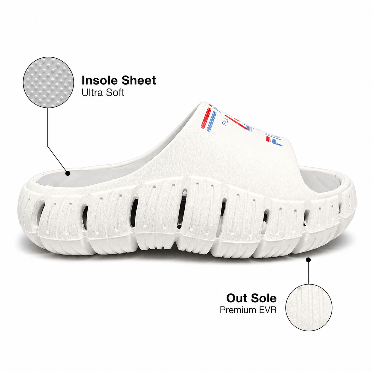 Fine "FILA"Slipper for Men| FL-001