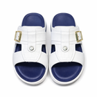 Premium EVR Dual-Buckle Comfort Slides with Cushioned Footbed|ZEE-5033