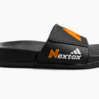 Men’s Comfort Slide Slippers Grey & Blue Slides with Cushioned Footbed |NEXT-R27