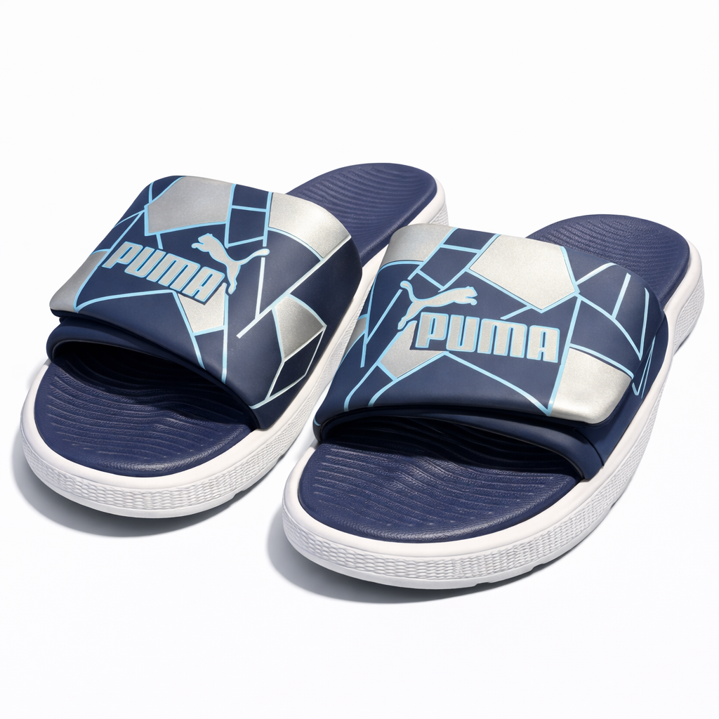Urban Walk Geo Flex Slides – Cushioned Lightweight Slides|ZEE-5080
