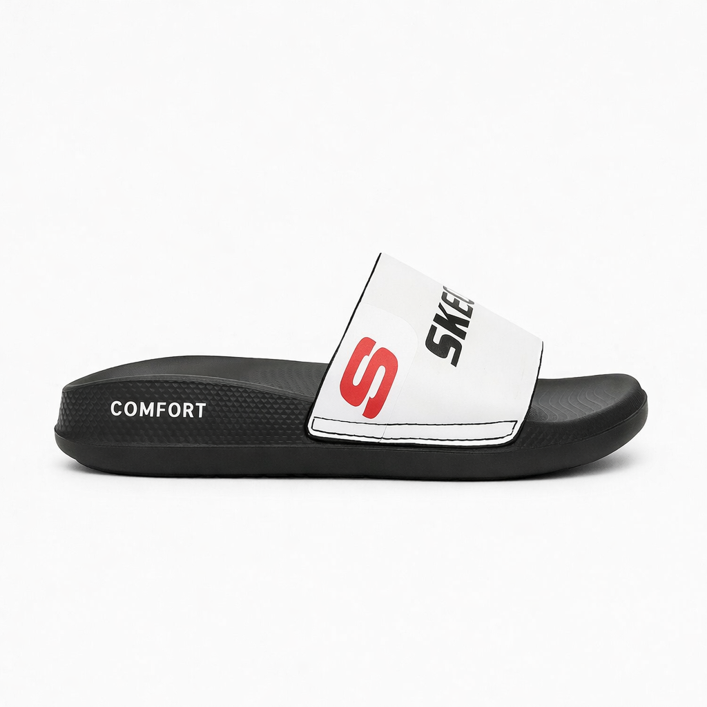 Skechers Men’s Comfort Slide Rexine Upper & Cushioned Sole
|SG-4007