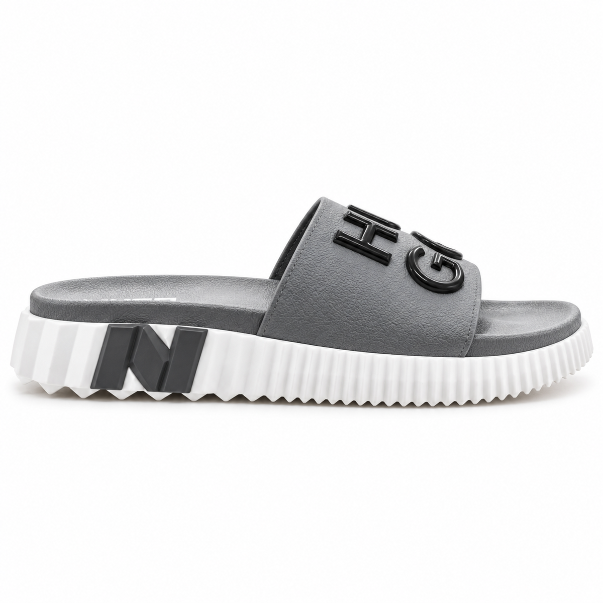 Men’s Black HUGO Slide Sandals – Premium Casual Slippers|NS-04