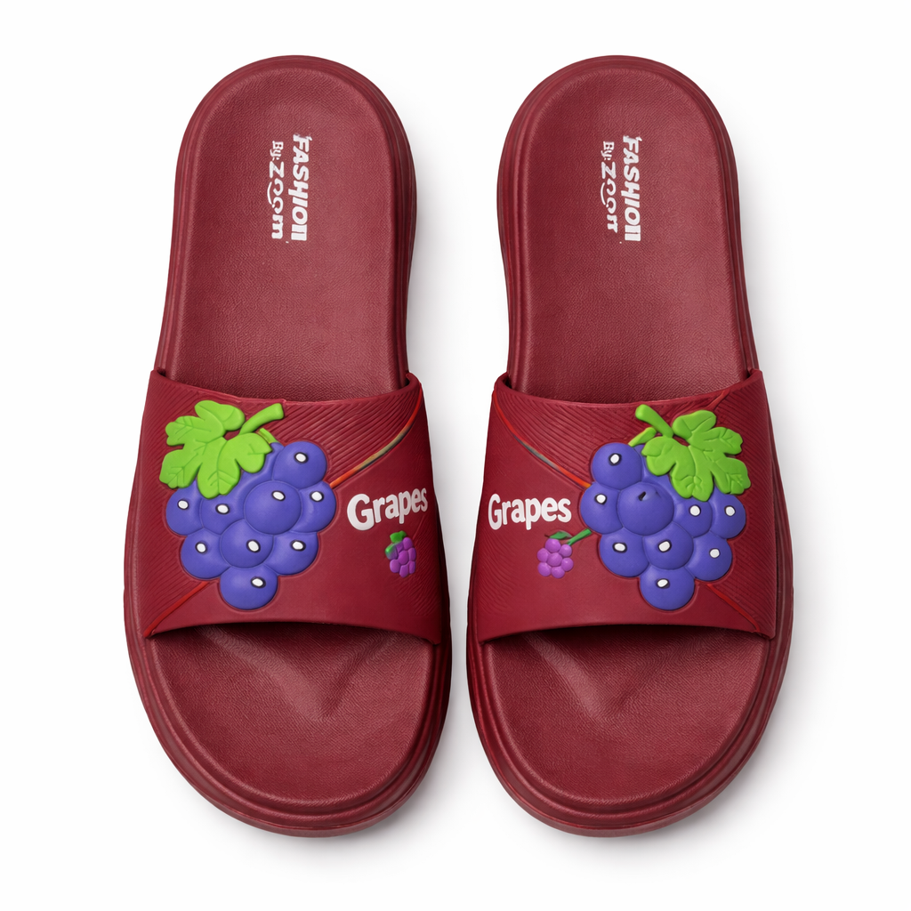 Urban Walk Women Grape Comfort Slides EVA Slippers|ZM-001