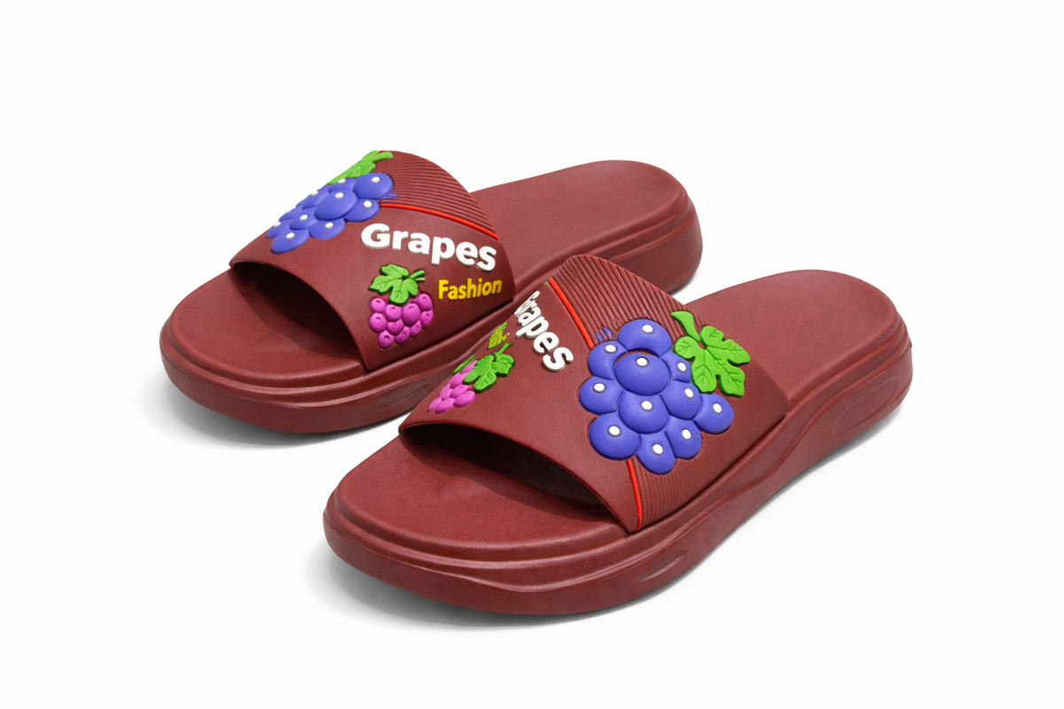 Urban Walk Women Grape Comfort Slides EVA Slippers|ZM-001