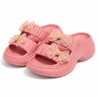 Urban Walk kids EVR Slippers with Bow|Yes-01
