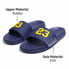 Men’s Black Slide Slipper with Red 23 Logo Comfortable EVR Slippers |Next-R39