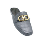 Premium PVC Chain Slip-On Mules|ZEE-345