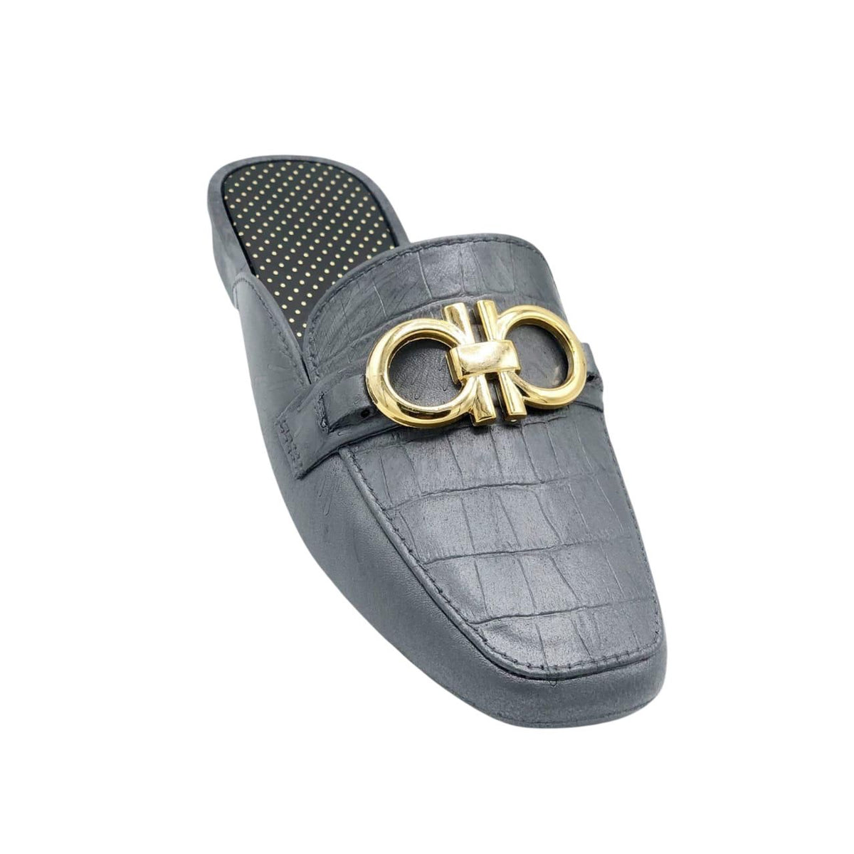 Premium PVC Chain Slip-On Mules|ZEE-345