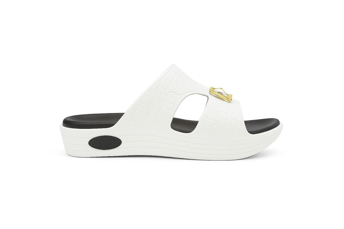 Men Arabic Style Comfort Slippers with Buckle | Soft Cushioned Sole|ZEE-5029