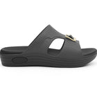 Men Arabic Style Comfort Slippers with Buckle | Soft Cushioned Sole|ZEE-5029