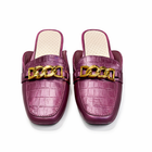 Premium PVC Chain Slip-On Mules|ZEE-344